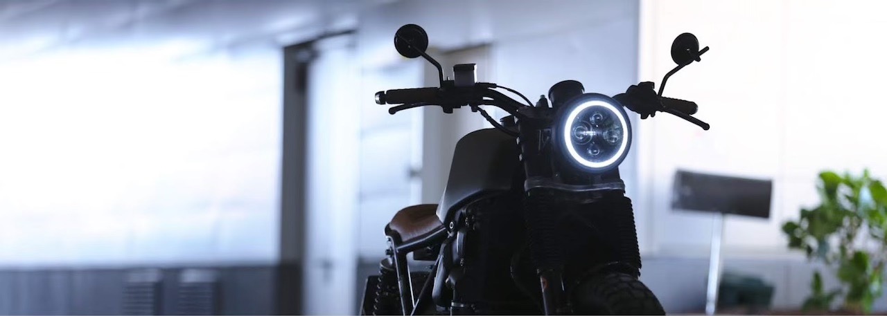 Motorcycle service workshop